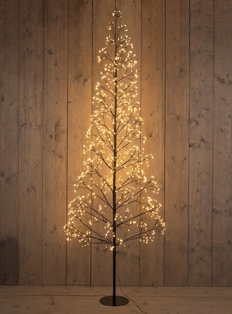Anna's Collection BOOM 1296LED FLASH CLASSIC WARM IP44 TRAFO HOOGTE 210 CM ZWART