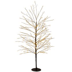 Anna's Collection Boom 1500Led Flash Classic Warm Ip44 Trafo Hoogte 180 Cm Zwart