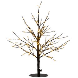 Anna's Collection Boom 240Led Flash Classic Warm Ip44 Trafo Hoogte 60 Cm Zwart - afbeelding 2