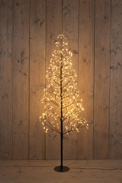 Anna's Collection BOOM 720LED FLASH CLASSIC WARM IP44 TRAFO HOOGTE 150 CM ZWART