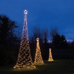 Anna's Collection BOOM MET STER 236LED IP44 TRAFO INCLUSIEF PAAL EN 6 GRONDPENNEN D70H200CM CLASSIC  - afbeelding 2