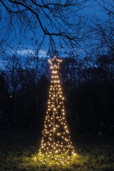Anna's Collection Boom Met Ster Op Standaard 236Led Ip44 Trafo Inclusief Paal En 4 Grondpennen D70H2