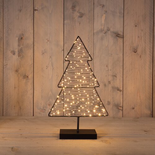 Anna's Collection BOOM OP VOET METAAL 160LED IP20 3XAA BATTERIJ 6/18U TIMER 30,5X50CM CLASSIC WARM