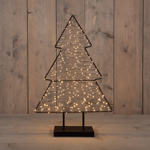 Anna's Collection BOOM OP VOET METAAL 260LED IP20 3XAA BATTERIJ 6/18U TIMER 40X61,5CM CLASSIC WARM