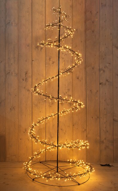 Anna's Collection BOOM SWIRL CLUSTER 960LED IP44 TRAFO MET TIMER EN DIMMER HOOGTE 2.1 M CLASSIC WARM