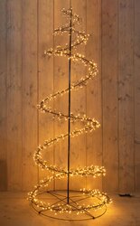 Anna's Collection BOOM SWIRL CLUSTER 960LED IP44 TRAFO MET TIMER EN DIMMER HOOGTE 2.1 M CLASSIC WARM