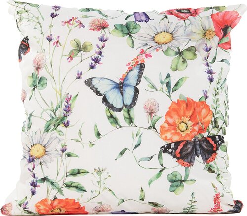 Anna's Collection Buitenkussen 60x60cm weidebloemen