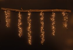 Anna's Collection CASCADE CLUSTER 432LED (36X FLASH) IP44 TRAFO MET TIMER DRAADLENGTES 48 CM/72 CM /