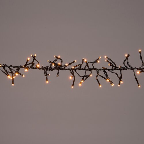 Anna's Collection Classic Cluster Flash 768L/4,5M Met 64L Flashing - 4M Aanloopsnoer Zwart -Bi-Bui- - afbeelding 1