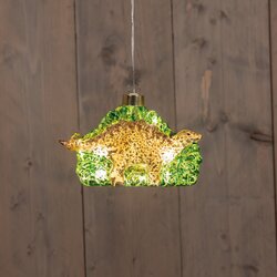 Anna's Collection DINOSAURUS GLAS LED OP BATTERIJ 15.8X4.5X10CM