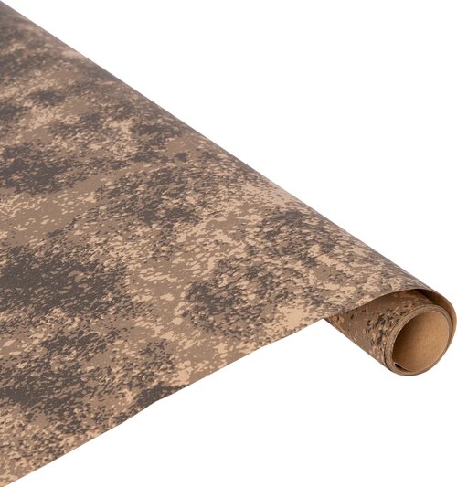 Anna's Collection grottenpapier grijs/bruin 200x60cm