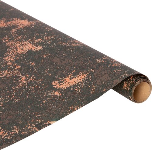 Anna's Collection grottenpapier rood/bruin 200x60cm
