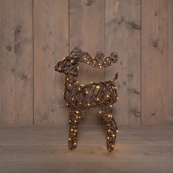 Anna's Collection HERT NATUREL 100 LED CLASSIC WARM 37CM / 3XAA ON/OFF/6U TIMER