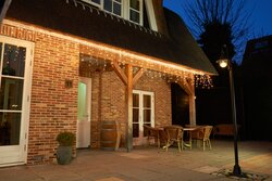 Anna's Collection ICICLE LIGHTS TRANSPARANT 360L/720X60CM LED WARM WIT - 5M AANLOOPSNOER - IP44 TRAF - afbeelding 2