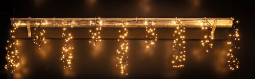 Anna's Collection ijspegelverlichting cluster 1032 led lampjes 29 pegels 7m classic wit
