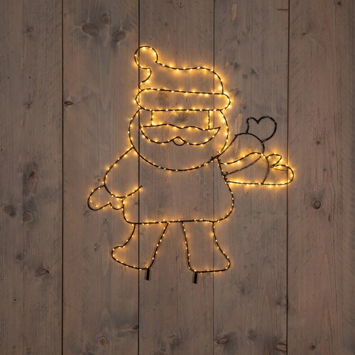 Anna's Collection KERSTMAN ZWAAIEND 300LED IP44 TRAFO MET TIMER H60X50CM CLASSIC WARM