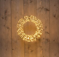 Anna's Collection krans 1200 led lampjes flash Ø36cm classic warm 