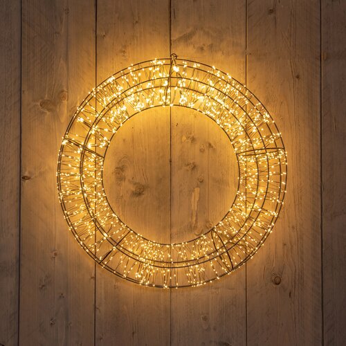 Anna's Collection krans 1800 led lampjes flash Ø 58cm classic warm