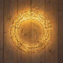Anna's Collection krans 1800 led lampjes flash Ø 58cm classic warm
