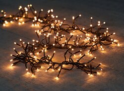 Anna's Collection LED CLASSIC CLUSTER LIGHTS 192L/1,2M - 4M AANLOOPSNOER ZWART - BI-BUI / IP44 TRAFO - afbeelding 2