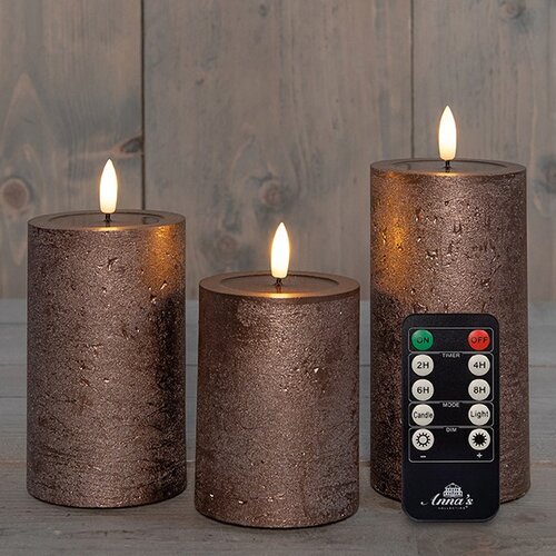 Anna's collection Ledkaars 3d.vlm+ab usb s3 brons