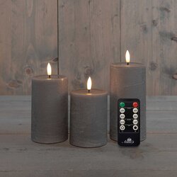 Anna's collection Ledkaars 3d.vlm+ab usb s3 taupe