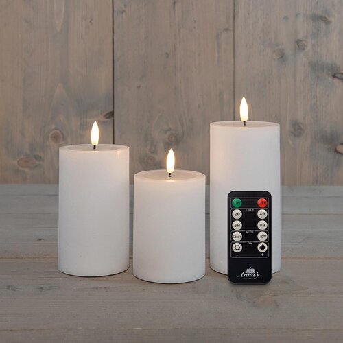 Anna's collection Ledkaars 3d.vlm+ab usb s3 wit