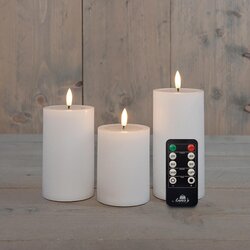 Anna's collection Ledkaars 3d.vlm+ab usb s3 wit