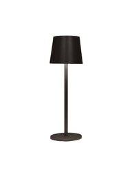 Anna's Collection Oplaadbare Tafellamp Warm Wit Dimbaar - 1200Mah-  Incl.Usb Kabel. 27.5X0Cm Mat Zwa