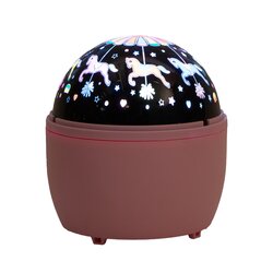 Anna's Collection Projector Carousel Op 3Xaa Batterij Met Dc Aansluiting 13X11.5Cm Lichtroze - afbeelding 2