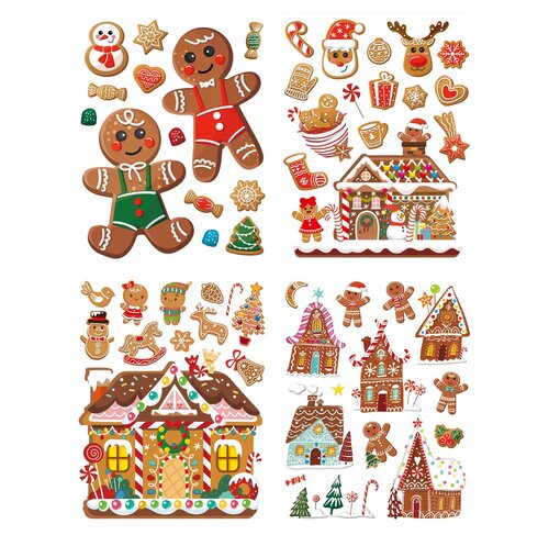 Anna's Collection Raamdeco 30X42Cm Peperkoek 4 Asst