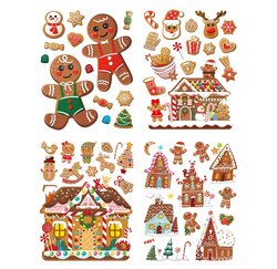 Anna's Collection Raamdeco 30X42Cm Peperkoek 4 Asst