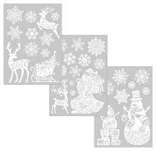 Anna's Collection Raamdecoratie Kerstman-Rendier-Kerstboom 34.5X28.5Cm Wit 3 Varianten