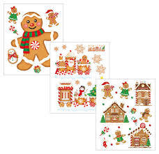 Anna's Collection Raamdecoratie Peperkoek 34.5X28.5Cm Gekleurd 3 Varianten