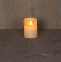 Anna's Collection B.O.T. Kaars Ivoor Wax Rustiek Bewegende Vlam 7,5X10Cm 3Xaaa/Timer - afbeelding 2