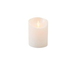 Anna's Collection B.O.T. Kaars Parel Wax Rustiek Bewegende Vlam 7,5X10Cm 3Xaaa/Timer - afbeelding 2