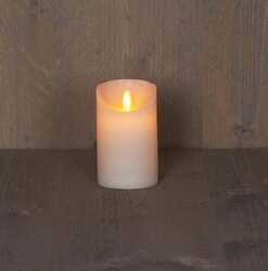 Anna's Collection B.O.T. Kaars Ivoor Wax Rustiek Bewegende Vlam 7,5X12,5Cm 3Xaaa/Timer - afbeelding 2