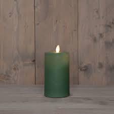 Anna's Collection Stompkaars Rustiek Wax Bewegende Vlam Oplaadbaar Met Usb Kabel Exclusief Afstandbe