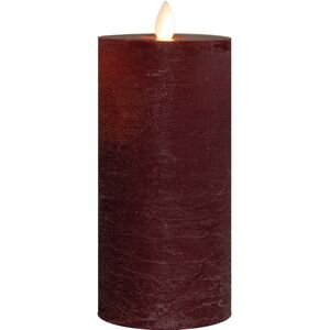 Anna's Collection Stompkaars Rustiek Wax Bewegende Vlam Oplaadbaar Met Usb Kabel Exclusief Afstandbe