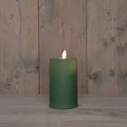Anna's Collection STOMPKAARS RUSTIEK WAX BEWEGENDE VLAM OPLAADBAAR MET USB KABEL EXCLUSIEF AFSTANDBE