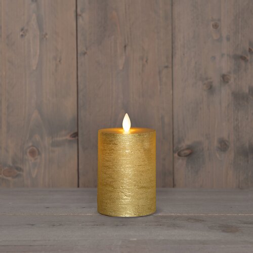 Anna's Collection STOMPKAARS RUSTIEK WAX BEWEGENDE VLAM OPLAADBAAR MET USB KABEL EXCLUSIEF AFSTANDBE