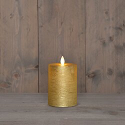 Anna's Collection STOMPKAARS RUSTIEK WAX BEWEGENDE VLAM OPLAADBAAR MET USB KABEL EXCLUSIEF AFSTANDBE