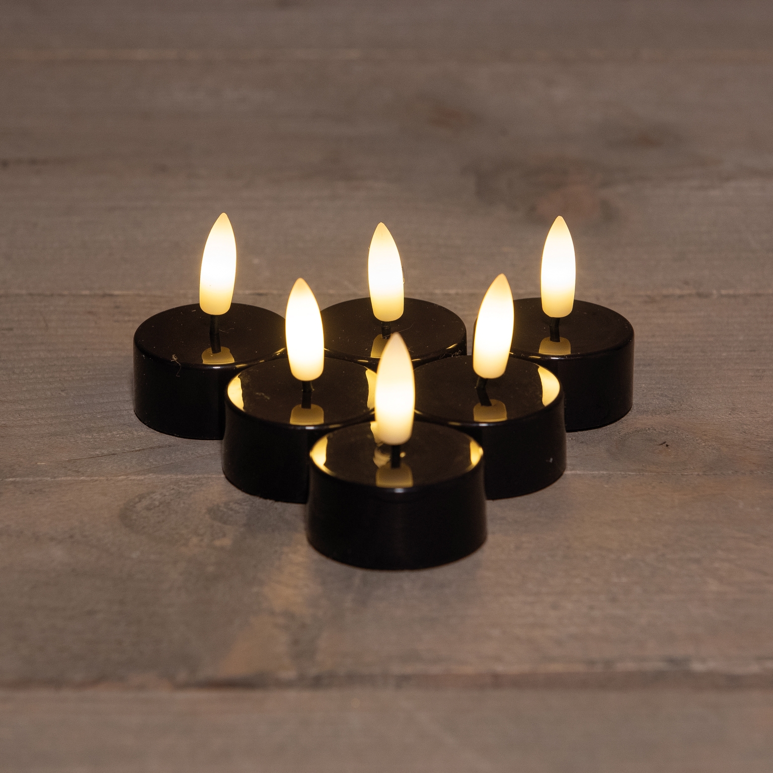 PChero Led-theelichtjes, oplaadbaar met timer, afstandsbediening, 12