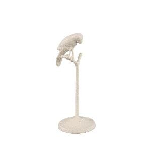 PTMD Annamae Gold iron bird statue high base S