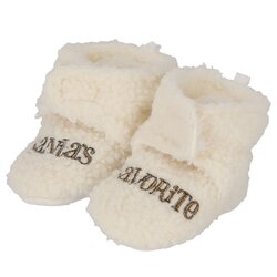 APOLLO BABIES KNITTED BOOTIES TEDDY X-MAS 18/19 COMBI A ASS 1
