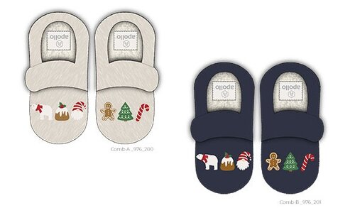 APOLLO KIDS X-MAS HOMEBOOTS 23/24 COMBI B ASS 2