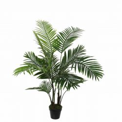 Areca palm in pot groen - h120xd60cm