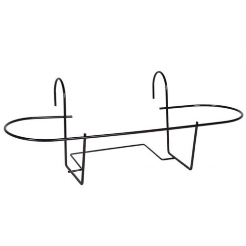 Artstone Balkonbakhouder buiten Amy zwart 55x25 cm