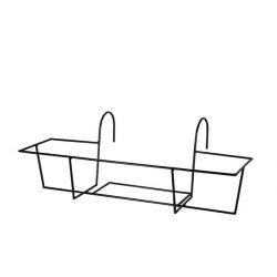 Artstone Balkonbakhouder buiten Amy zwart 56x26 cm