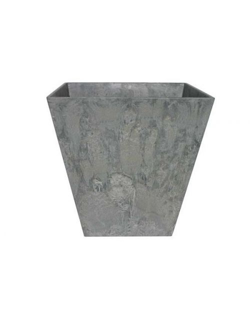 Artstone Bloempot kunststof Ella grijs 45x45 cm